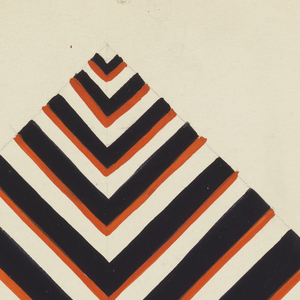 Drawing, Geometric Study for Hickok Belt Co., 20th century