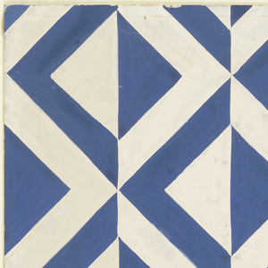 Drawing, Textile Design: Alternating Triangular Forms, 1930–31