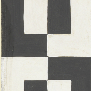 Drawing, Textile Design, Optical Black and White, 1930s