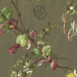 Drawing, Designs for Wallpaper and Textiles: Flowers, 19th century