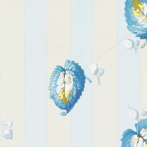 Drawing, Design for Wallpaper and Textiles: Flowers, 19th century