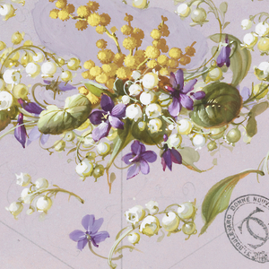 Drawing, Design for Wallpaper and Textiles: Flowers, 19th century