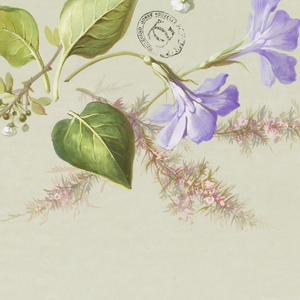 Drawing, Design for Wallpaper and Textiles: Flowers, 19th century