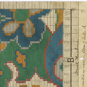 Drawing, Mise-en-carte for Textile No. 8672, May 24, 1924