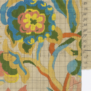 Drawing, Mise-en-carte for Textile, No. 7242, ca. 1920