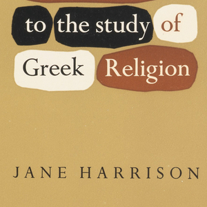 Book Cover, Prolegomena to the Study of Greek Religion, by Jane Harrison, 1955