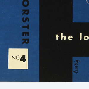 Book Cover, The Longest Journey, 1947