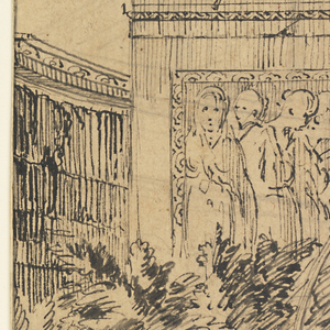 Drawing, Design for a Fountain in a Park, ca. 1710