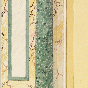 Drawing, Wall Elevation, 1815–22