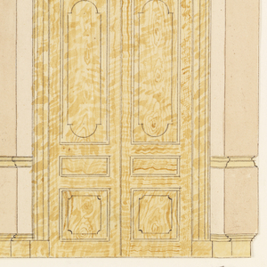 Drawing, Side wall elevation, 1815–22