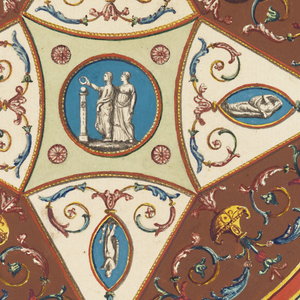 Drawing, Design for a Painted Ceiling, 1815–22