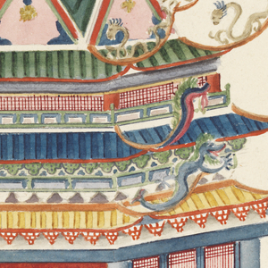 Drawing, Design for a Chinese Pavilion, 1815–22