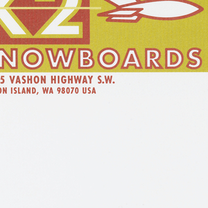 Print, K2 Snowboards Envelope