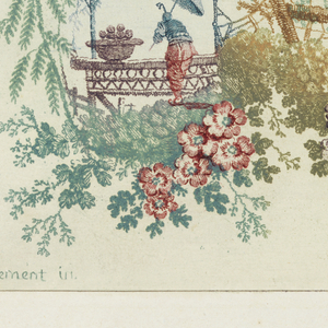 Print, Ornamental Design from "Nouvelle suite de cahiers arabesques chinois a l