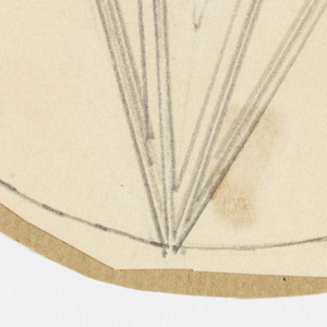 Drawing, Decorative Design with Two Cones, ca. 1924