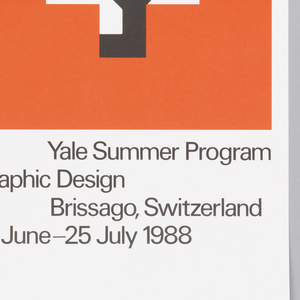 Print, Yale Summer School Program, Switzerland, 1988, 1988