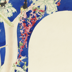 Drawing, Mural Design, Mexican Pavilion, Cornelius Vanderbilt Whitney Estate, Old Westbury, New York, 1936