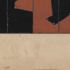 Drawing, Screen Design with Cubist-inspired Geometric Forms, 1927–31