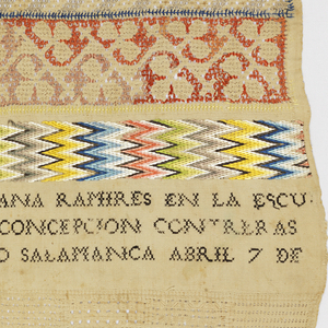 Sampler (Mexico), 1848