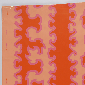 Sidewall, Baroque Stripe, 1959–60