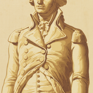 Ornament - Panel, Les Grands Hommes, 1856–57