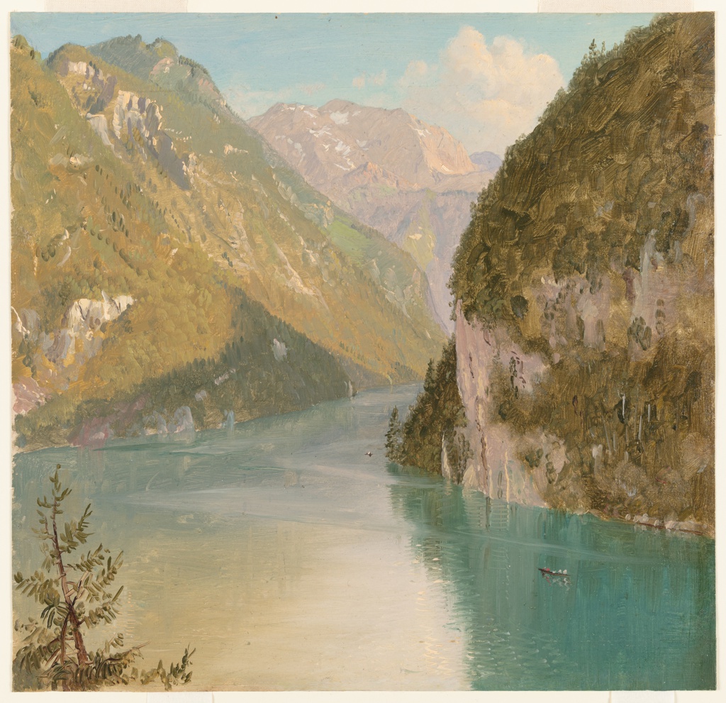 Drawing, Königssee, Bavaria (Germany) Drawing, Königssee, Bavaria (Germany)