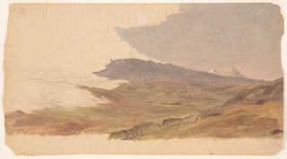 Drawing, Chimborazo and Carihuairazo, Ecuador