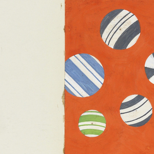 Drawing, Beach Balls, Textile Design, 1950–70