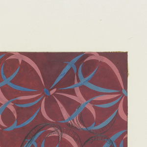 Drawing, Bow Motif, Textile Design, 1950–70