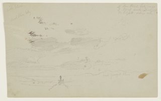 Drawing, Sketch of Hudson Valley