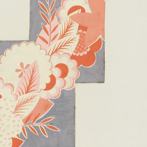Drawing, Garland, Textile Design, 1950–70