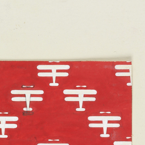 Drawing, Plane Motif, Textile Design, 1950–70