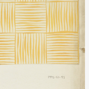 Drawing, Basket Weave Pattern, Textile Design, 1950–70