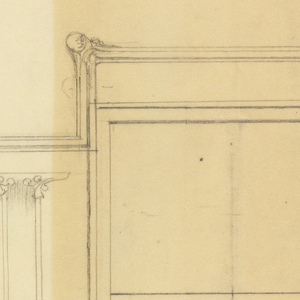Drawing, Design for Wainscotting for the Exposition des Arts Decoratifs (No. 2), ca. 1925