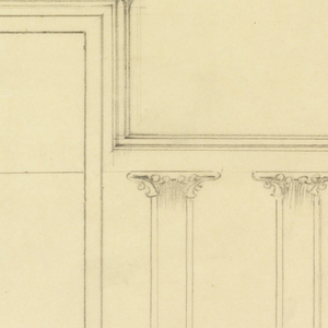 Drawing, Design for Wainscotting for the Exposition des Arts Decoratifs (No. 6), ca. 1925