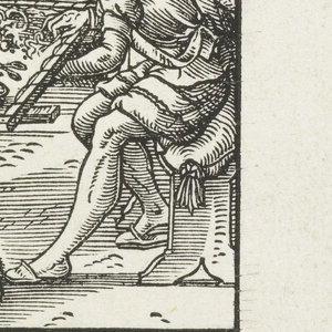 Print, Woodcut (facsimile): An embroiderer at work, 1550–1600