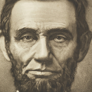 Print, Portrait of Abraham Lincoln, 1906