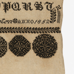 Sampler (Germany), 1852