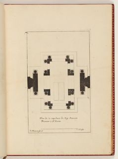 Print, Plan de la sepulture du Roy Francois Premier à St. Denis