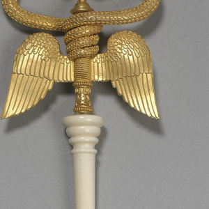 Caduceus-form Hair Ornament, ca. 1875