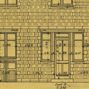 Drawing, Design for a Mass-Operational House Designed by Hector Guimard, Facade Facing the Garden, October 1920