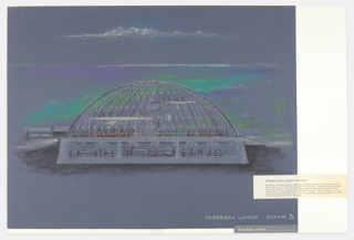 Drawing, Design for Undersea Lounge: Scheme 3, Main Level