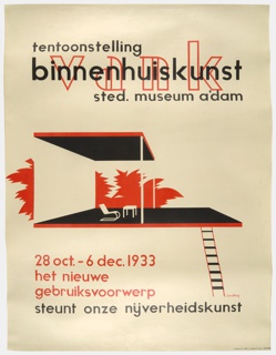 Poster, Vank / Tentoonstelling Binnenhuiskunst