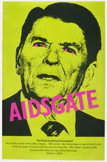 Poster, AIDSGATE, 1987 Poster, AIDSGATE