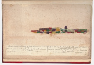 Bound Print, Prospectus Castelli Versaliensis, at latus hortense ex adverso Sacelli (View of the Palace of Versailles, from the Gardens opposite the Chapel)