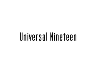 Digital Typeface, Universal Nineteen (aligns with Lo-Res 28 Regular)