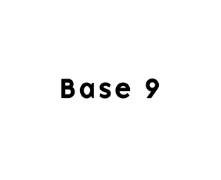 Digital Typeface, Base 9