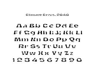 Variable Font, Climate Crisis