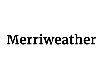 Digital Typeface, Merriweather