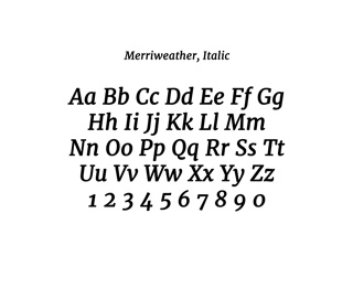 Digital Typeface, Merriweather